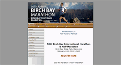 Desktop Screenshot of birchbaymarathon.com